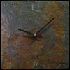 Carved 12"x12" stone clock